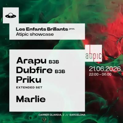 Les Enfants X Atipic - OFFBCN 26 CLOSING PARTY W/ Arapu B3b Dubfire B3b Priku