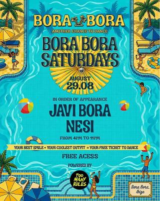 Saturdays At Bora Bora By Too Many Rules