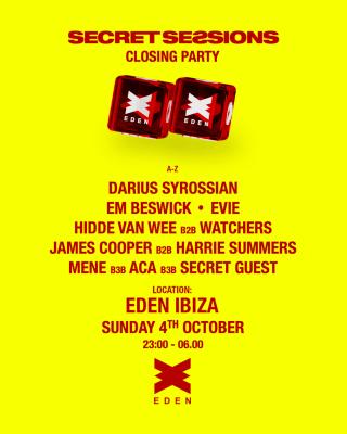 Secret Sessions. Closing Party