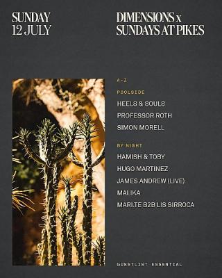Sundays At Pikes X Dimensions