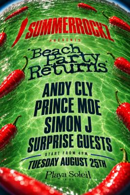 THE BEACH PARTY RETURNS With SUMMERROCKZ