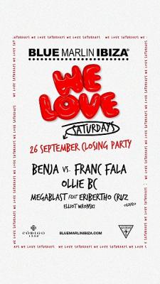We Love Saturdays Closing Party Season 2026