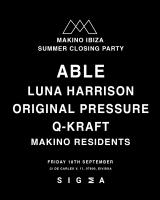 Makino Ibiza [Drum & Bass] Summer Closing Party With Able + More