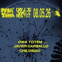 Pegatina Pres. Oma Totem LIVE + Javier Carballo