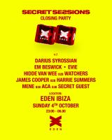 Secret Sessions. Closing Party