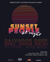 Sunset People At Night